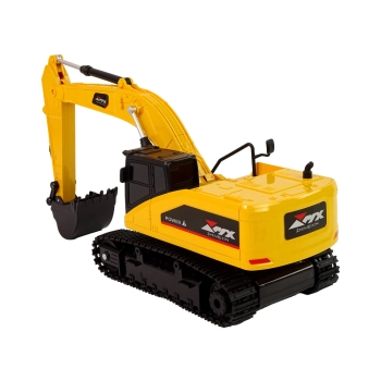 Żółta Koparka Gąsienicowa Zdalnie Sterowana