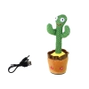 Tańczący Kaktus Grający i Świecący Interaktywna Zabawka