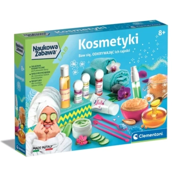 Naukowa Zabawa Laboratorium Kosmetyków Krem Sól do Kąpieli Kosmetyki Język Polski Clementoni 50891