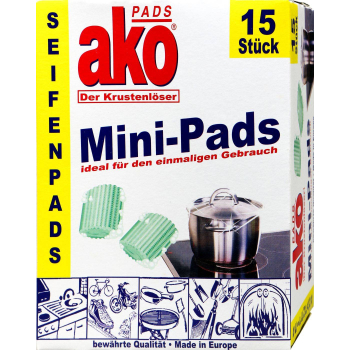 Ako Mini - Pads Nawilżone Gąbki do Naczyń 15 szt.