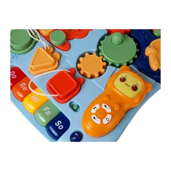 Interaktywny Pchacz Chodzik Stoliczek Panel Świeci Gra Telefon