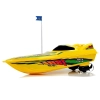 Łódź Motorówka Zdalnie Sterowana Pilot Ster 27 Mhz 40 cm 40 m Zasięg Żółta