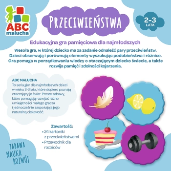 Gra edukacyjna dla dzieci Przeciwieństwa ABC Malucha Trefl 01943