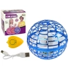 Latająca Wirująca Kula Niebieska Flynova Sterowana Ręką LED 10 cm