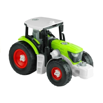 Rozkręcany Traktor z Otwierana Przyczepą 43 cm