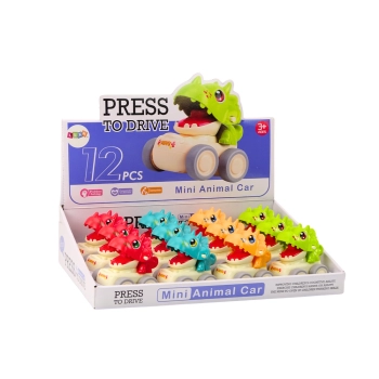 Autko Dinozaur Triceratops Napęd Na Nacisk 4 Rodzaje