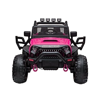 Auto na akumulator Jeep JC666 Różowy Lakierowany