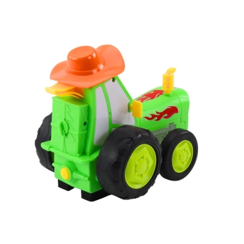 Zdalnie Sterowany Skaczący Traktor R/C Zielony
