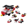 Klocki Konstrukcyjne Helikopter 6w1 Zestaw DIY Pojazdy 117 ele.