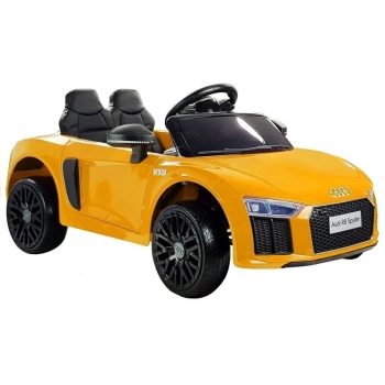Auto na Akumulator Audi R8 Spyder Żółty Lakierowany