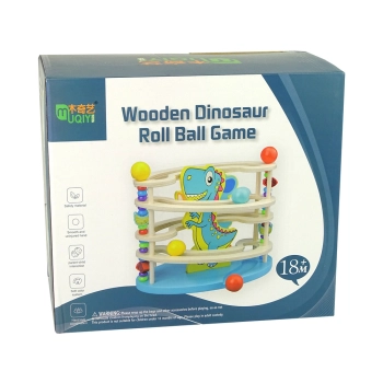 Zjeżdżalnia Piłeczek Smok Drewniana Koraliki