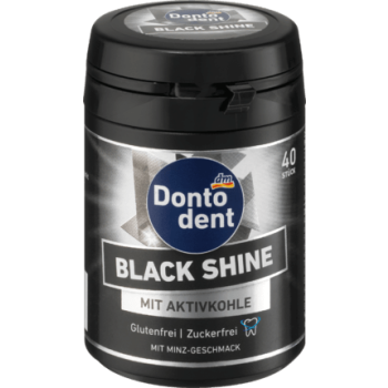 Guma do żucia Czarna Black Shine 40 szt.