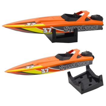 Łódź Motorówka Nakręcany Mechanizm Do Wody Pomarańczowa