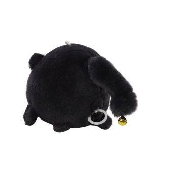 Pluszowy Kotek Naciągany Skaczący Maskotka Czarny