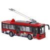 Trolejbus Autobus 1:16 Światła Dźwięki Napęd Czerwony