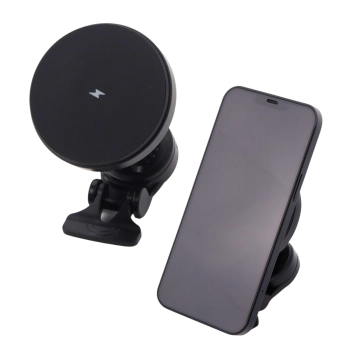 Uchwyt Samochodowy Magnetyczny Z Ładowarką Indukcyjną 15W