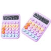 Kalkulator Fioletowy Biurowy Nauka Wielofunkcyjny Kolorowy Elektroniczny
