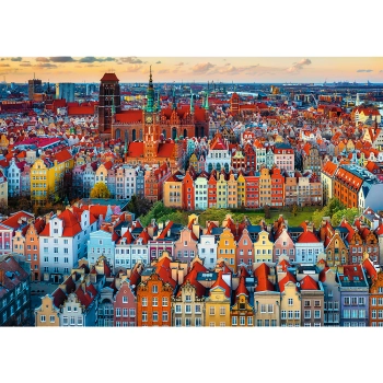 Puzzle - 1000 Premium Plus - Widok na Gdańsk - Polska - Trefl 10856
