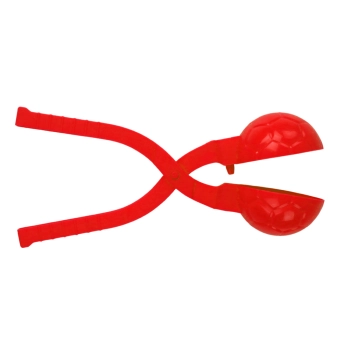 Śnieżkomat Maszynka do Kulek Śnieżnych Wzór Piłki Czerwona 20cm x 5cm x 5cm