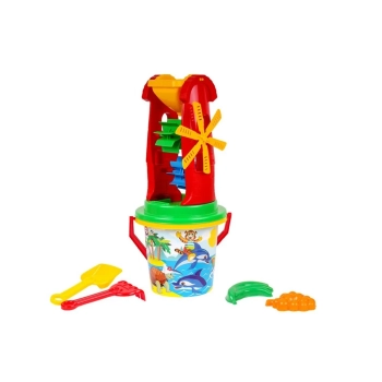 Zestaw Do Piaskownicy Foremki Młynek 0113