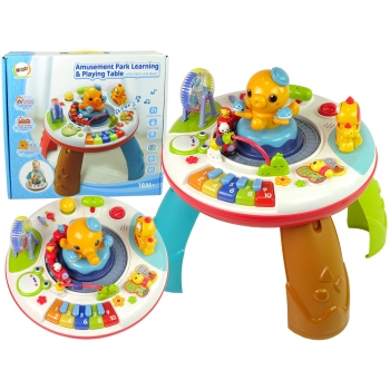 Interaktywny Stolik Edukacyjny Ośmiornica Pianinko Dźwięki Światła