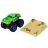 Auto Resorak Z Naciągiem Monster Truck Big Foot Gumowe Opony Rampa