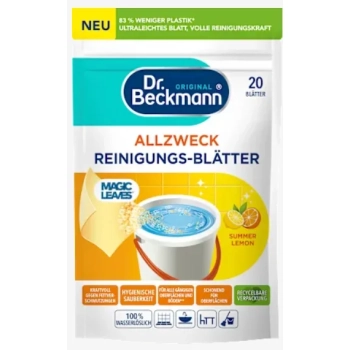 Dr. Beckmann Summer Lemon Uniwersalne Listki Czyszczące 20 szt.