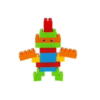 Duży Zestaw Klocki Konstrukcyjne w worku 320 elementów