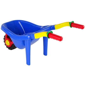 Duża Kolorowa Taczka Ogrodowa Niebieska