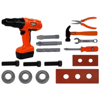 Zestaw Majsterkowicza W Torbie Na Ramię Narzędzia Wiertarka Na Baterie