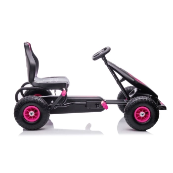 Gokart Na Pedały G18 Różowy