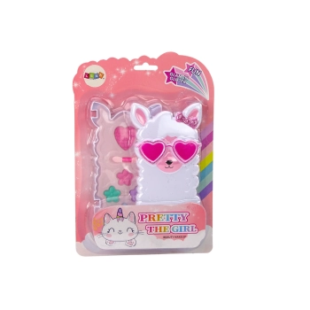 Zestaw Piękności Do Makijażu Cienie Do Powiek Różowy Lama