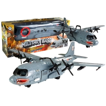 Wojskowy Samolot Baza Militarna Światła i Dźwięki