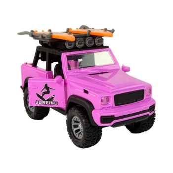 Auto Terenowe 1:14 Napęd Frykcyjny Różowe Surfing