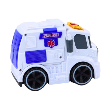 Ambulans Karetka Dźwięki Światła Napęd Auto Samochód Pogotowia Biały