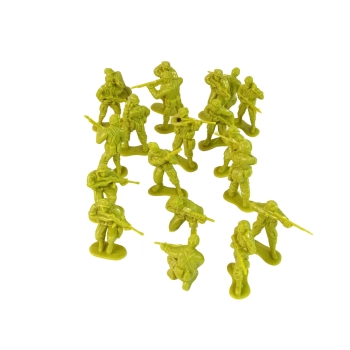 Zestaw Militarny Żołnierze Zielony 40 El.