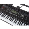 Keyboard Z Mikrofonem Instrument Muzyczny Czarny