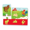 Puzzle Zwierzęta i Ich Cienie Uczę się Bawiąc Język Polski Clementoni 50762