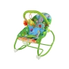 Kołyska Bujaczek Fotelik Krzesełko 2w1 Zielona Rybka Słonik Dźwięki Wibracja