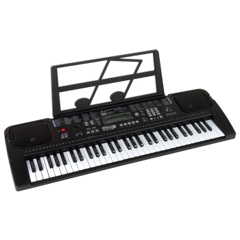 Keyboard Z Mikrofonem Instrument Muzyczny Czarny