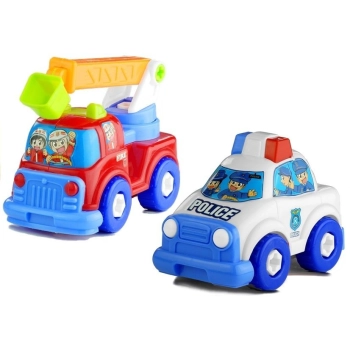 Zestaw Pojazdów Policja Straż Laweta Rozkręcane