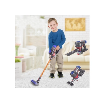 Odkurzacz Pionowy Zabawkowy Światła Dźwięki Czarny