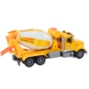 Ciężarówka Żółta Betoniarka Z Napędem Frykcyjnym Efekty Świetlne i Dźwiękowe