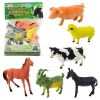 Zestaw Figurki Zwierzęta Domowe Gospodarskie Farma 6 szt.