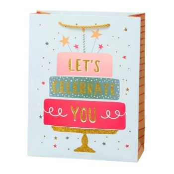 Torba Prezentowa Urodzinowa Happy Birthday 23 x 18 x 10cm Torba Prezentowa Urodzinowa Happy Birthday 23 x 18 x 10cm