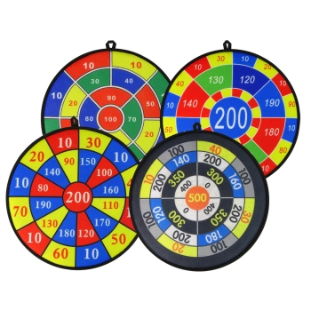 Zestaw Gier Dart Tarcza 36 cm Piłki na Rzepy