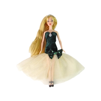 Lalka Dla Dzieci Emily Długie Włosy Kotek Kwiat