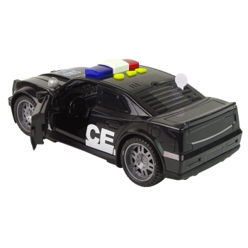 Auto Policja 1:14 Światła Dźwięki Czarne
