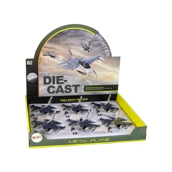 Samolot Napęd Frykcyjny Światła Dźwięki 1:72 Granatowy