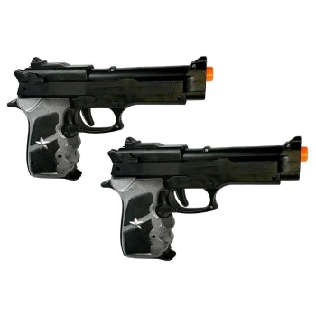 Zestaw Policyjny Pistolety na Strzałki Kajdanki